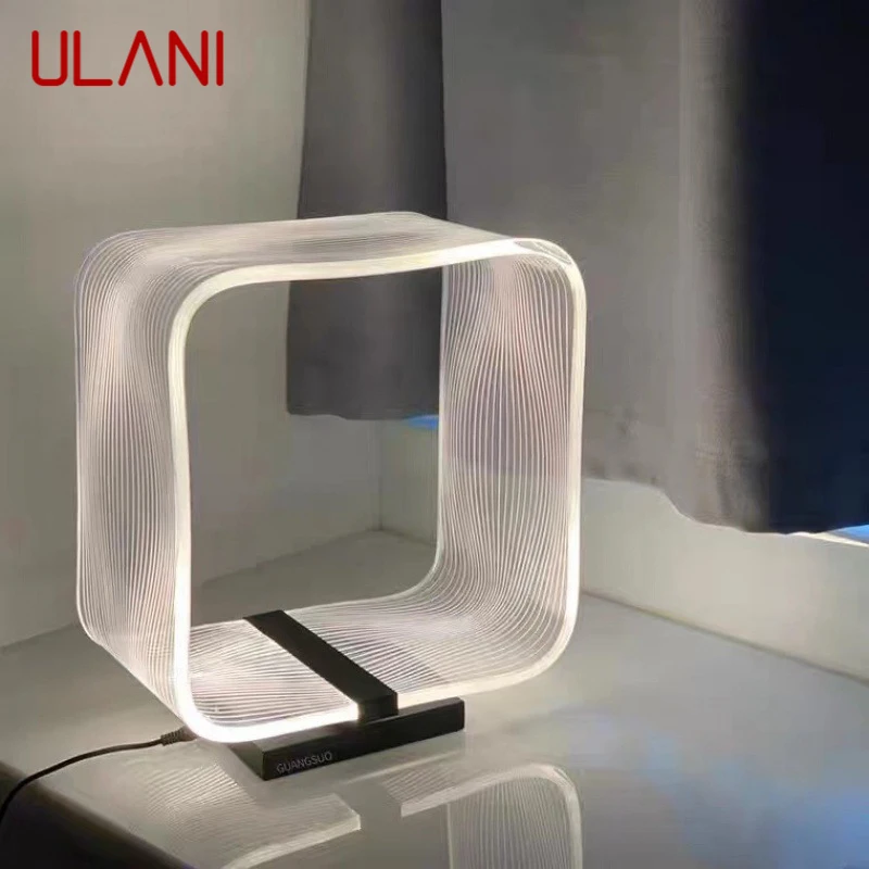 ULANI lampada da tavolo contemporanea nordica alla moda soggiorno camera da letto personalità creativa LED decorazione scrivania luce