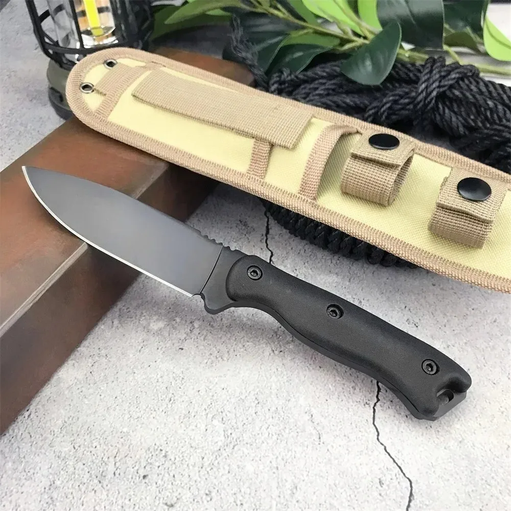 

Портативный затемняющий фиксированный нож BK16, лезвие 440C, нейлоновая ручка из волокна, ножи для охоты на открытом воздухе, инструмент EDC