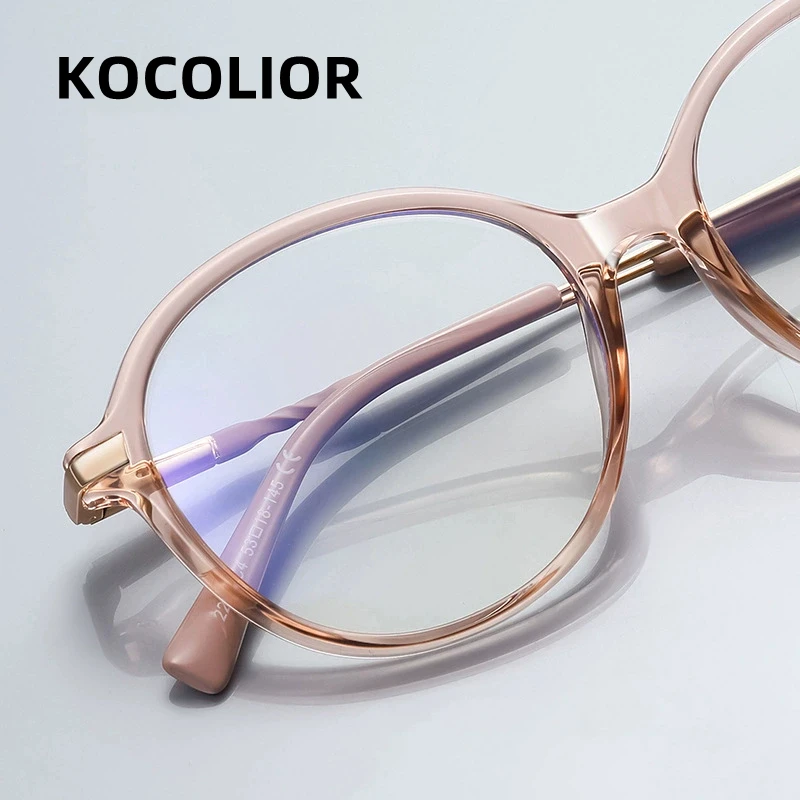 Round Tr90 Photochromic Anti Blue Reading Glasses Fashion Spring Hinge Optical Presbyopic Dioptric +50 +100 +200 +300
