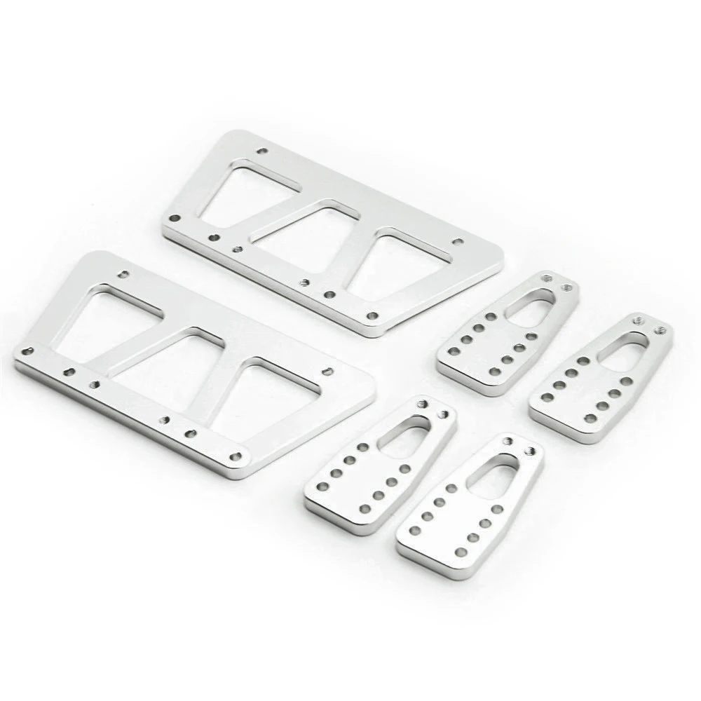 AXSPEED Aluminum Alloy Chassis Lift Plate Set for 1/10 Axial SCX10 RC Truck Models Car Upgrade Parts