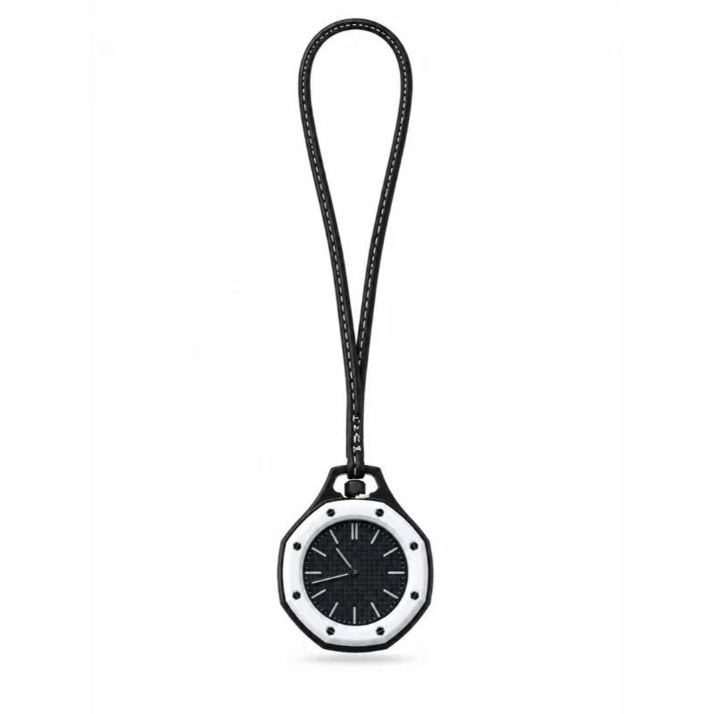 New Hot Pocket Watch Men's and Women's Colored Candy Octagonal Quartz Pendant Watch Leather Lanyard Casual Fashion Style Gift