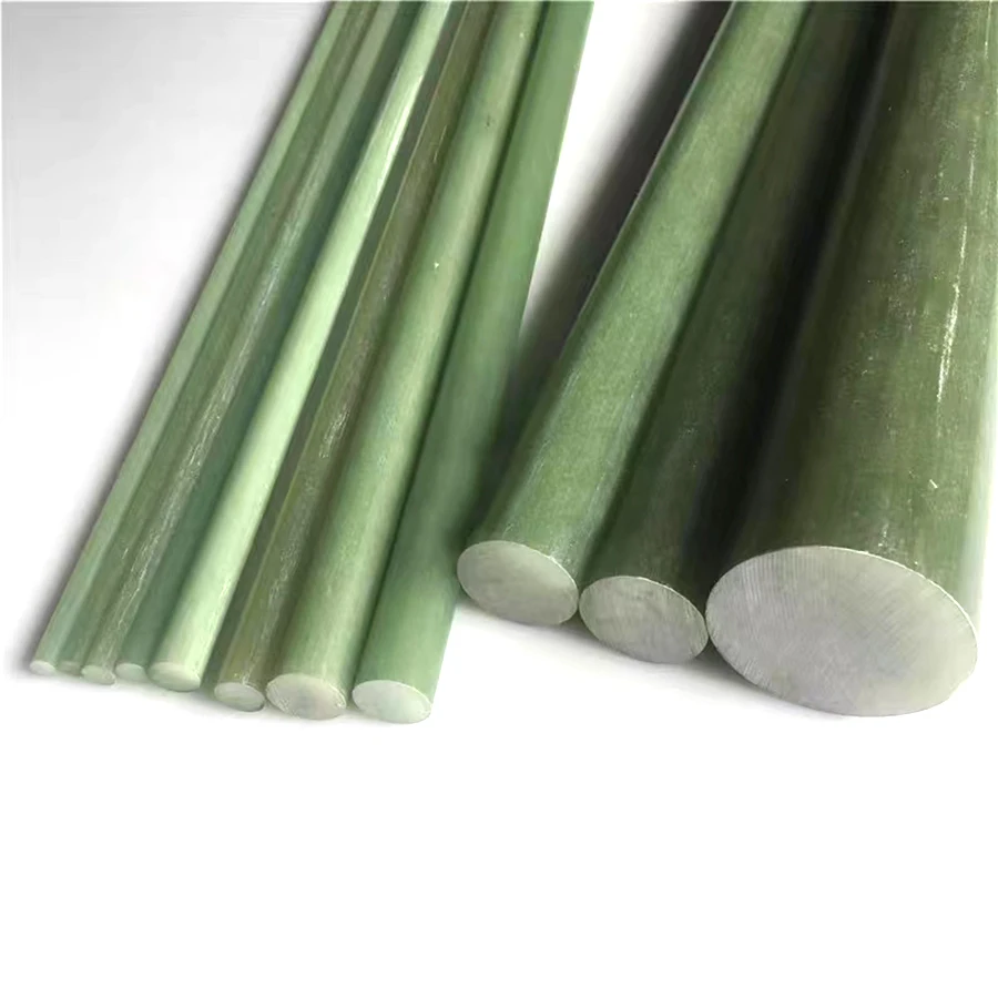 6/8/10/20/25/30/40/45mm Imported FR4 Insulating Rod Length 50cm G10 Epoxy Rod Light Green Glass Fiber Rod Epoxy Resin Rod