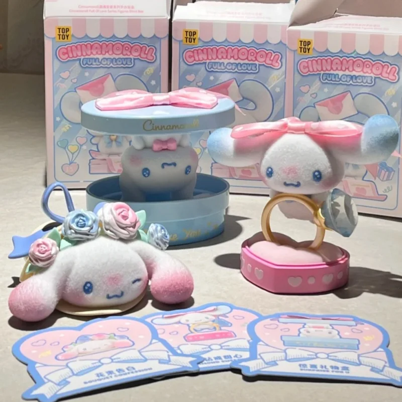 

Genuine New Arrival TOPTOY Cinnamoroll Full of Love Series Blind Box, Cute Trendy Desktop Ornament Gift Collectible Figure Toy
