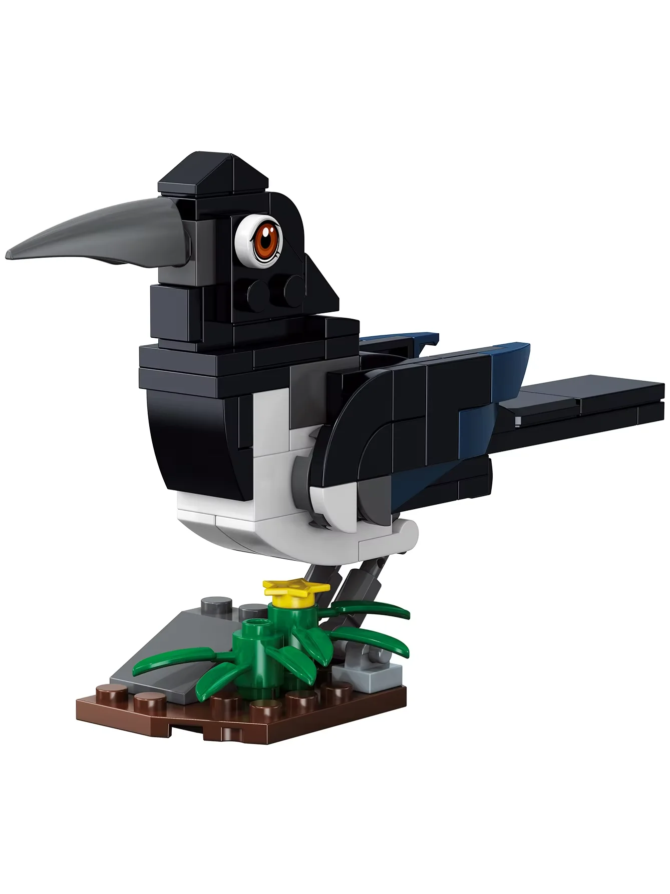 MOC Leaf Bulbul Bird Model Kit, bloques de construcción educativos, juguete para niños, conjunto de ensamblaje creativo, vacaciones únicas Gi, 83