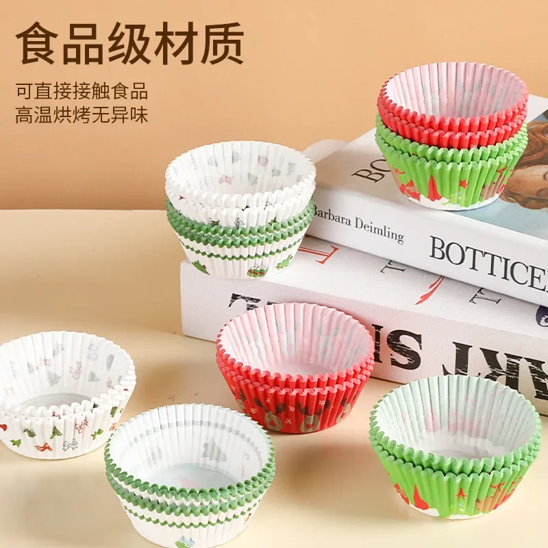 Бумажный стаканчик для торта Чашка для маффинов Держатель для бумаги с медом для снега Нижний держатель, круглый бумажный стаканчик для выпечки, устойчивый к высоким температурам держатель для хлеба