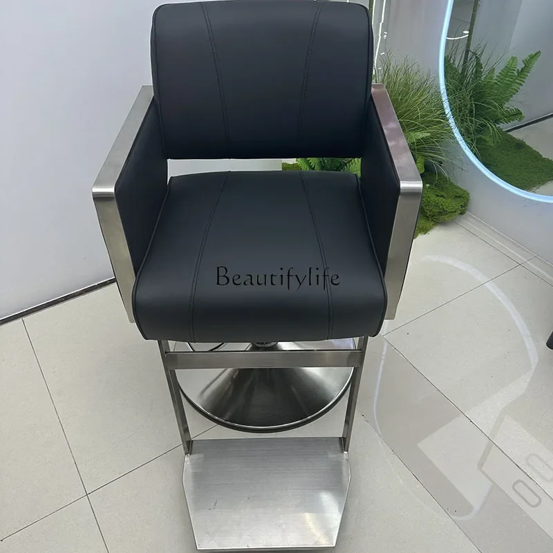 

02New Barber Shop Chair Hair Salon Special Hair Salon Chair High-end Modern