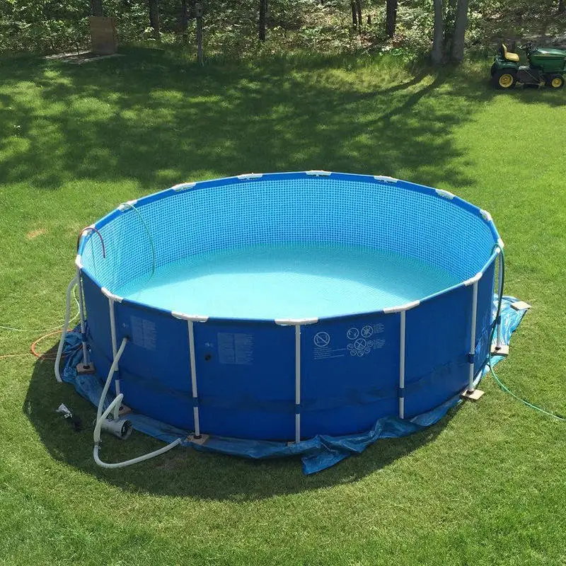 Tragbarer aufblasbarer PVC-Pool, 2025, Sommerfamilie, Wassersport-Pool im Freien