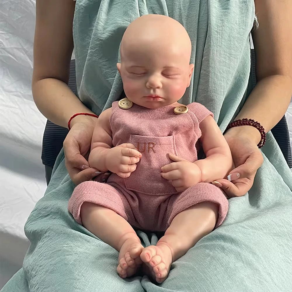 

50Cm Reborn Baby Doll 3D Skin Lifelike Baby Silicone Realistic Reborn Dolls Toddler Girl Artist Collection Toys