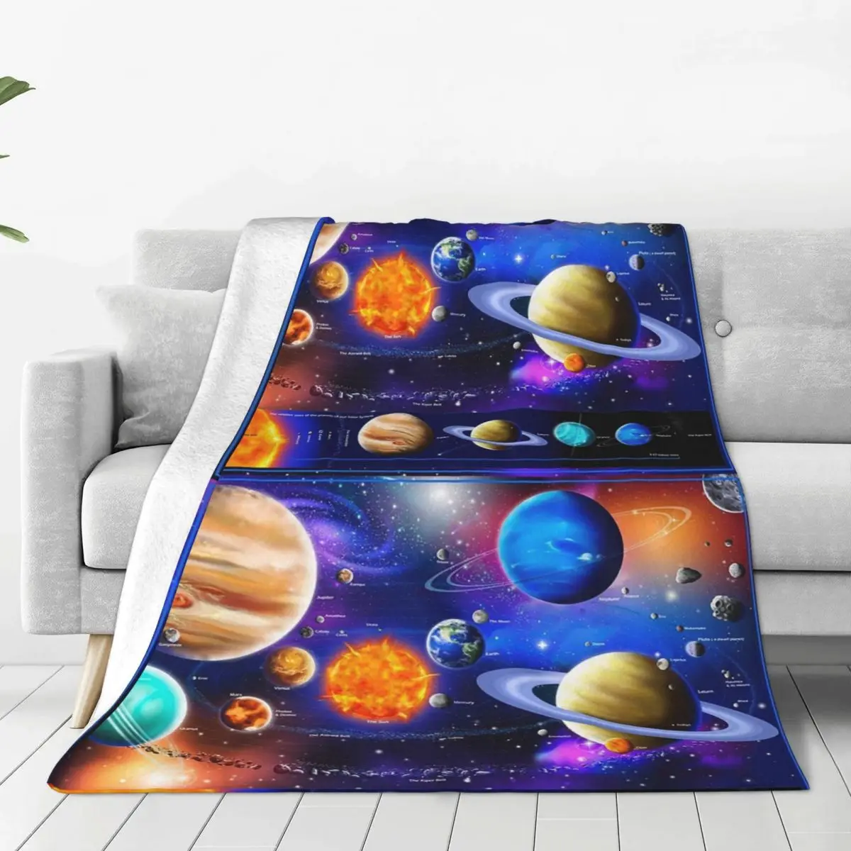 The Amazing Solar System Blanket Flannel Lightweight Sofa Throw Blankets For Couch Bedding Office Throws Bedspread Quilt