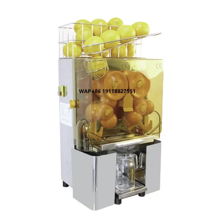 Factory-Developed Stainless Steel Commercial Juice Extractor Automatic Orange Juicer Machine for Citrus Fruits