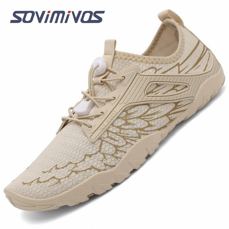 

SOVIMIVOS Unisex Beach Water Shoes Quick-Drying Swimming Aqua Shoes Seaside Slippers Surf Upstream Light Sports Water Sneakers