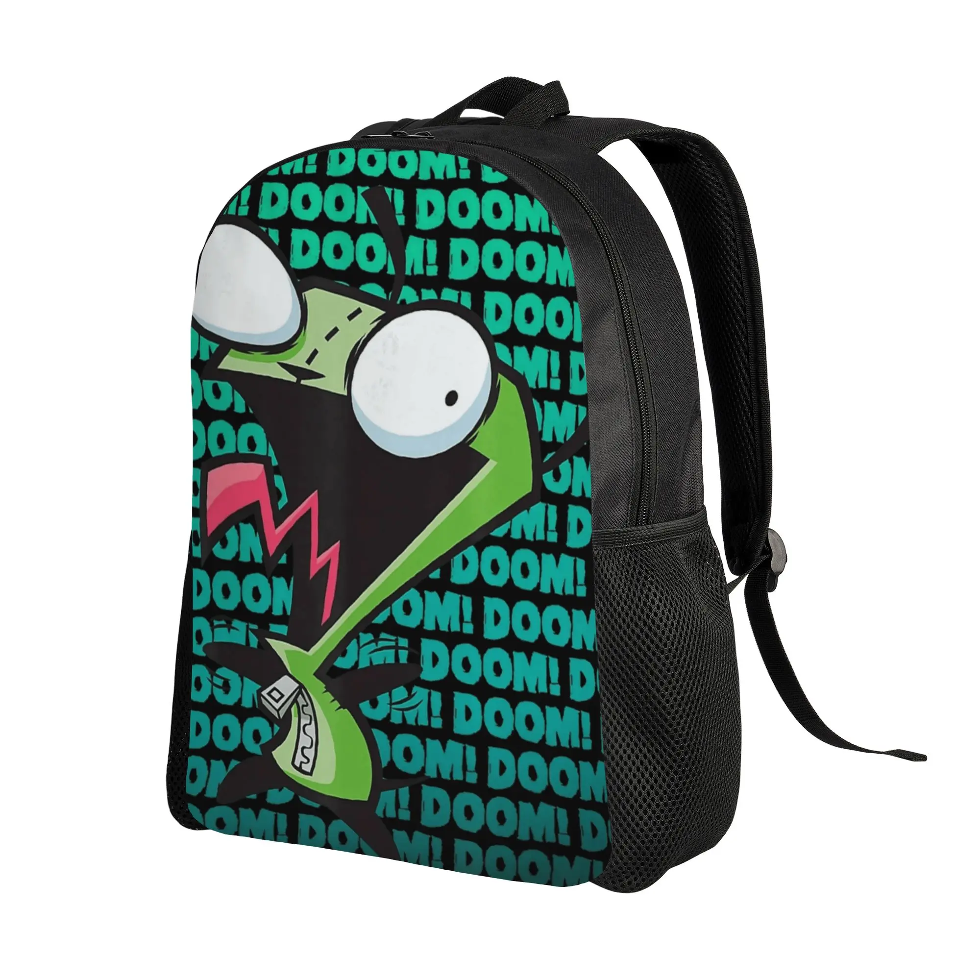 Invaders Zims  Backpack Male  Lightweight Backpacks Polyester Stylish School Bags Travel Custom Rucksack
