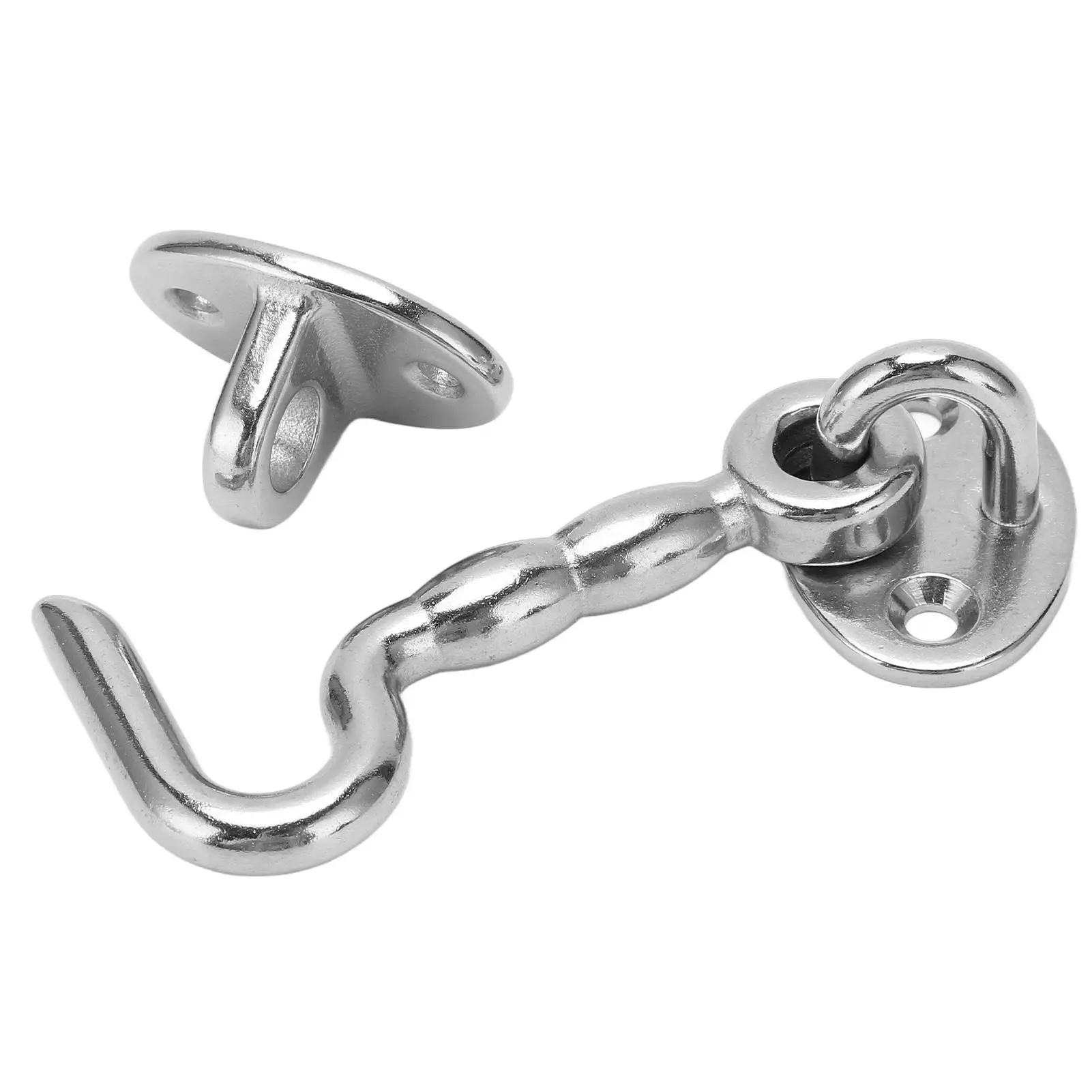 Stainless Steel Door Hook with Eye - Heavy Duty and Durable for boat