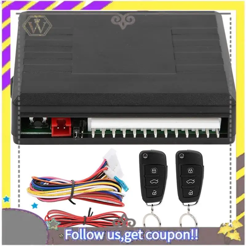 

ABXV-Car Keyless Entry Central Door Lock Kit Car Keyless Application With Remote Control Entry System Car Alarm System