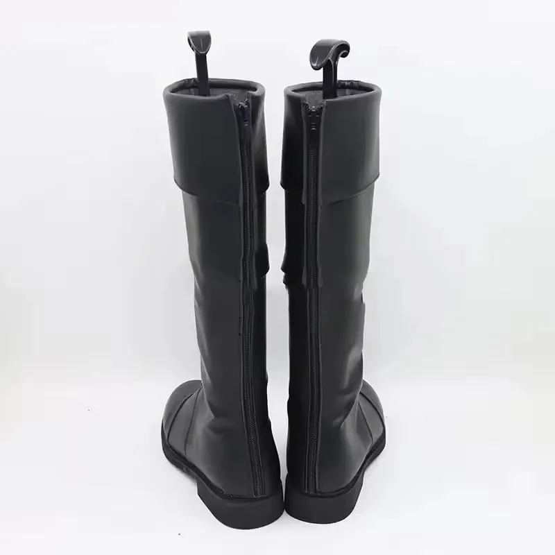 

CyAnime That Time I Got Reincarnated as a Slime Rimuru Tempest Cosplay Party Shoes Long Black Artificial Leather Boots Custom Ma