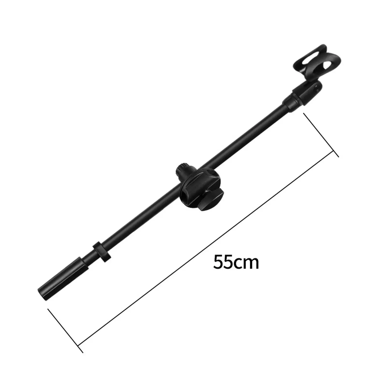 Rotating Microphone Stand Phone Holder Multifunctional 55cm Desktop Bracket Stand Mic Clip for Vlog Live Stream Photography