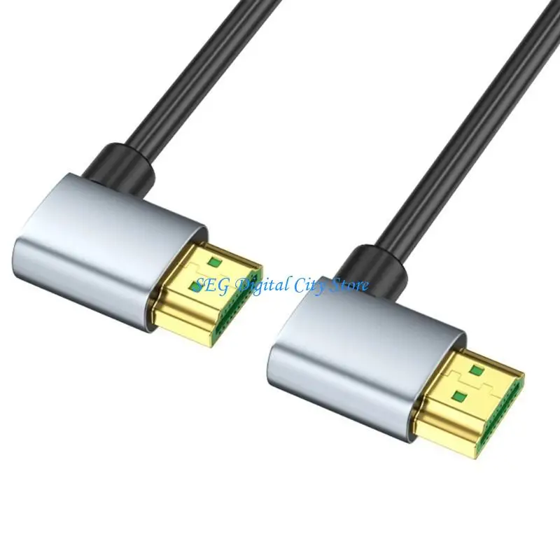 

U75B Flexible 2.1 Video Cable 8K UHD 90 Degree Elbow Aluminum Shell for Gaming Cinema