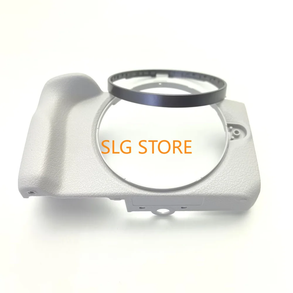 ใหม่สําหรับ Canon R50 R100 ฝาครอบด้านหน้าเปลือยพร้อม Hand Grip ยางหนังและแหวนด้านหน้าหน่วยส่วนซ่อมกล้อง