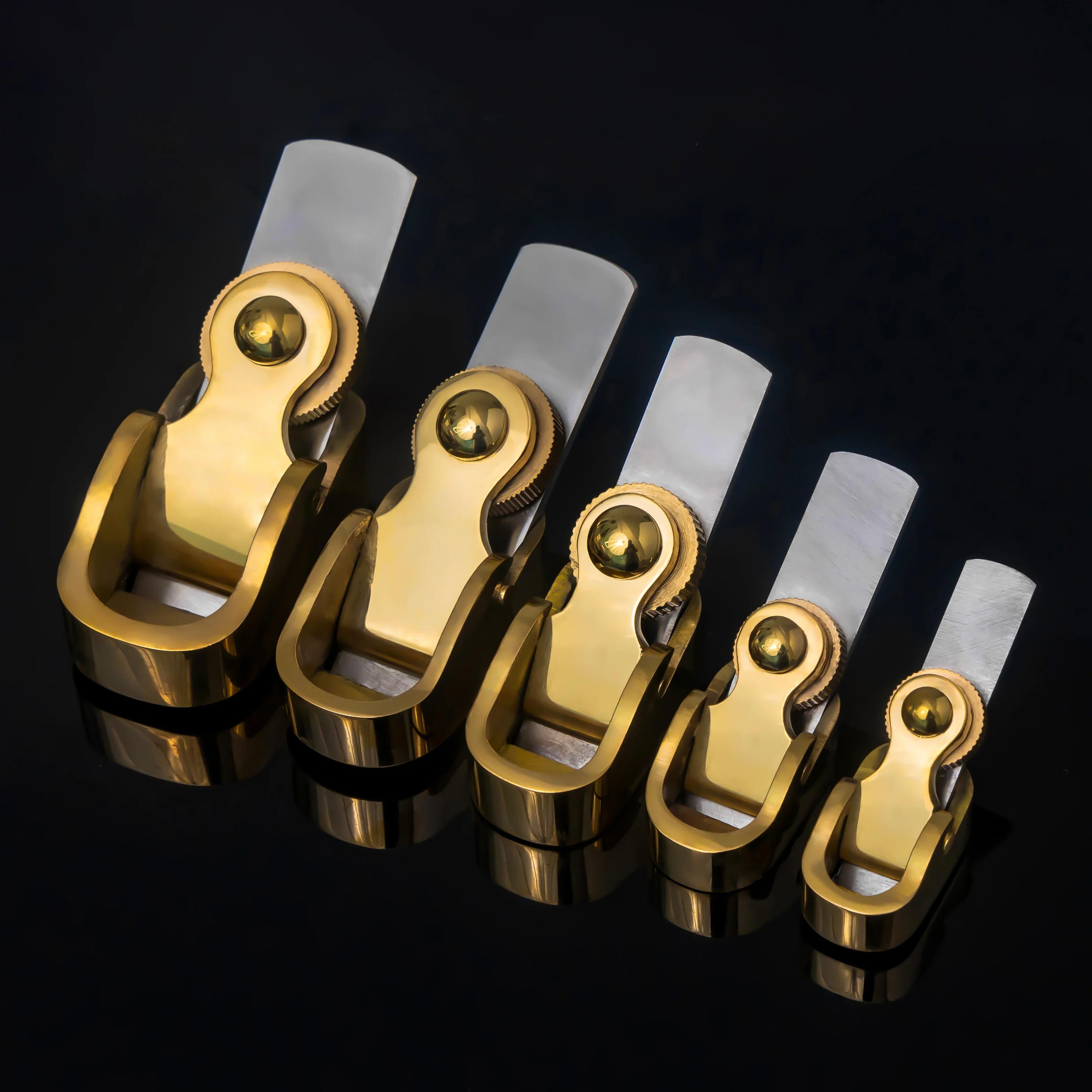 HSS Plane Cutter Pure Brass Plane Convex Flat Bottom copper Planes Curved Bottom Violin Luthier Making thumb Tool Woodworking