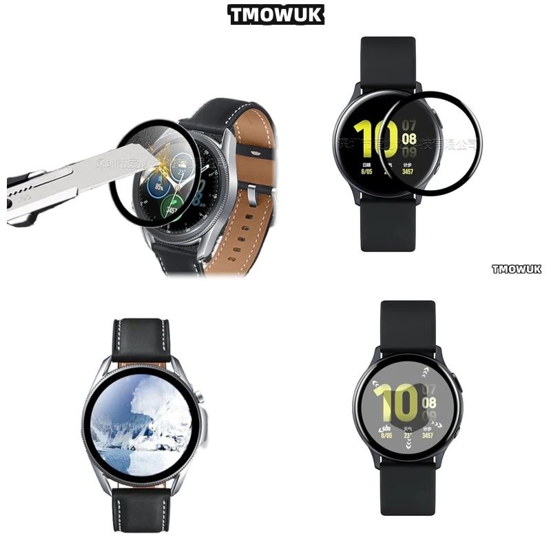

For Samsung Galaxy Watch 4 5 6 7 Ultra FE PRO 47 44 43mm 40mm - Protective Soft 3D Curved Film With UV Protection