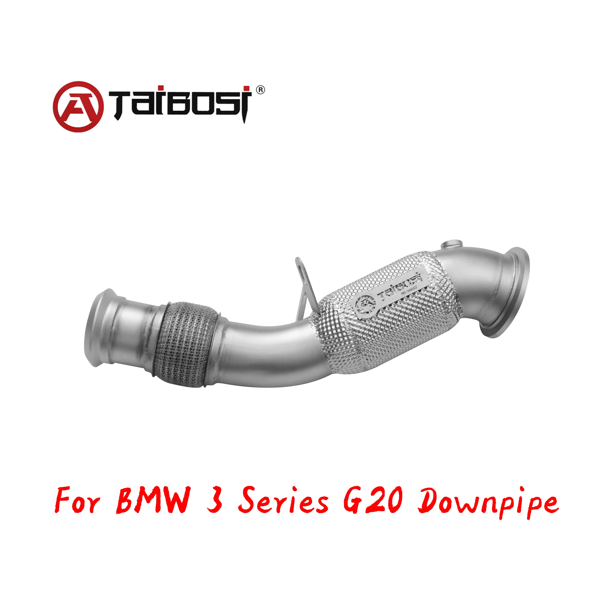 For BMW 3 Series GT G20 320i 325i 330i 328i 335i 2.0T N20 B48 Catless 200Cell Downpipe Exhaust System Three-way Catalyst