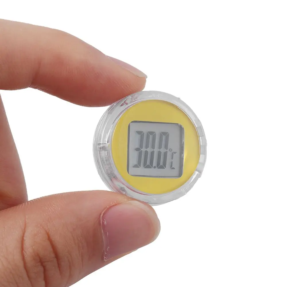 Interior Paste Type Mini Motorcycle  Thermometer Instruments Temperature  Meter Digital