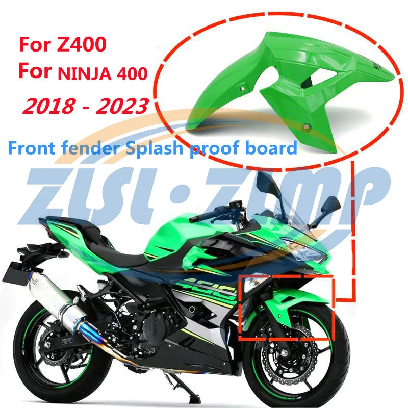 Front Tire Cover Fairing For Kawasaki Ninja400 Ninja 400 EX400 Z400 2018 2019 2020 2021 2022 2023 Fender Splash Proof Board