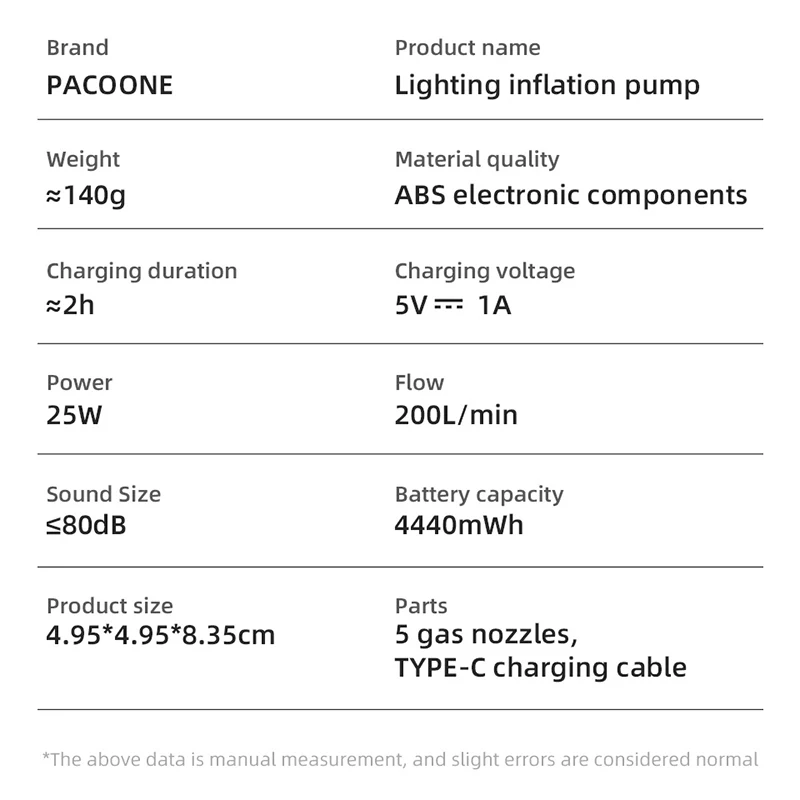 Electric Air Pump Portable Wireless Air Compressor Inflator/Deflator Pumps For Inflatable Cushions Air Beds Boat Swimming Ring