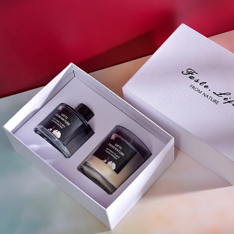 

Christmas Candle Aromatherapy Gift Box Luxury Candle Gift Confezione Regalo Natale Profumi Vela Lujo Velas Decorativas Hogar