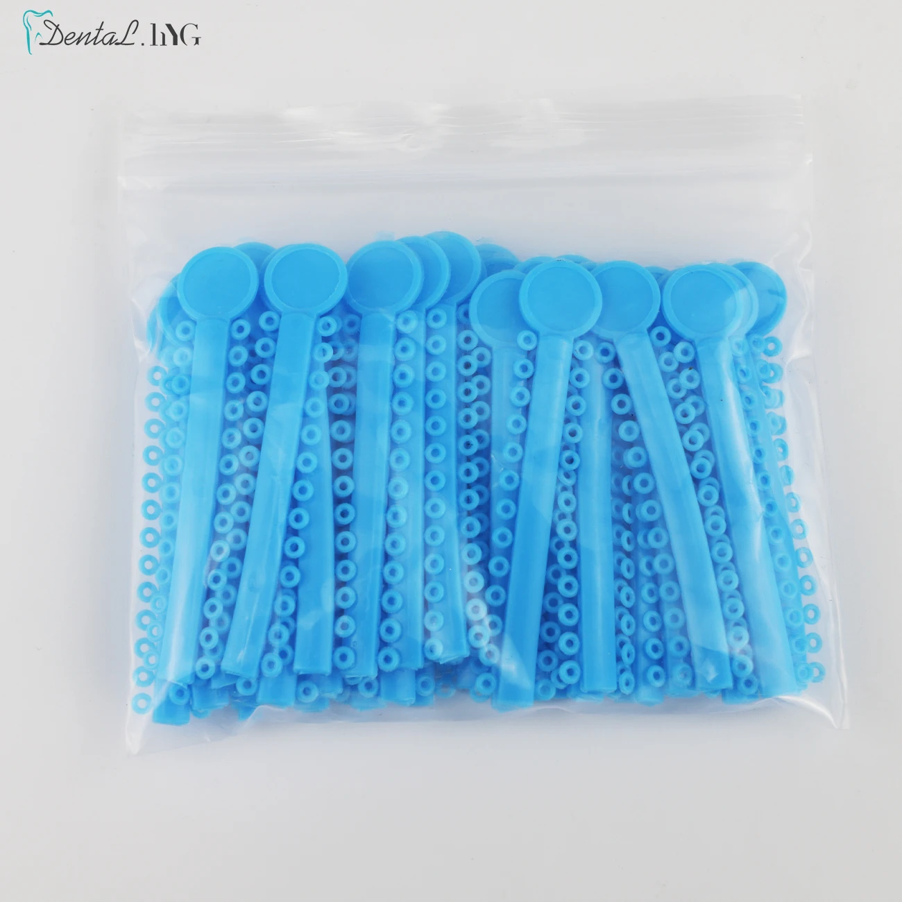 1Pack=1040PCS/40Sticks Dental Orthodontic Elastic Ligature Ties Bands for Brackets Braces Colourful to Choose