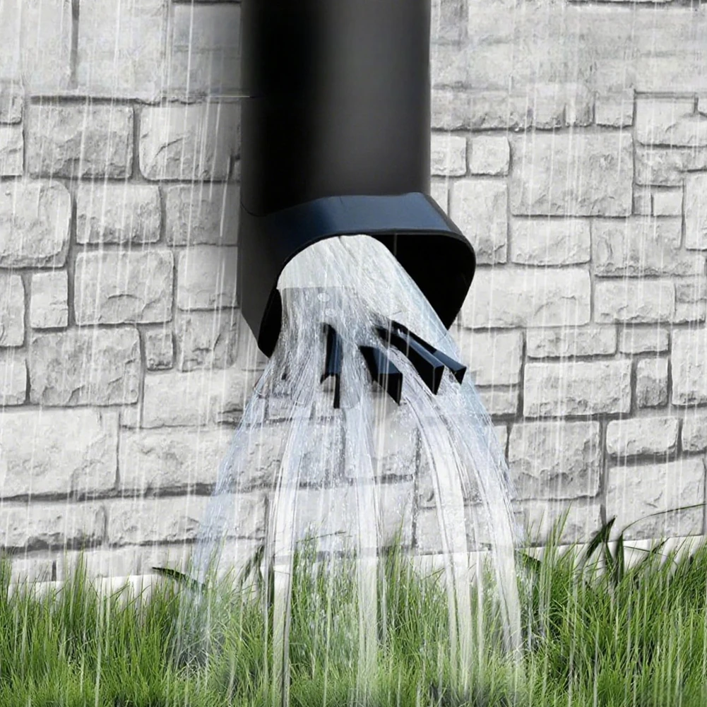 1/2pcs Gutter Downspout Diverter Rust Proof Rain Water Drainage Disperser Rainwater Dispersal Tool for Foundation Protection
