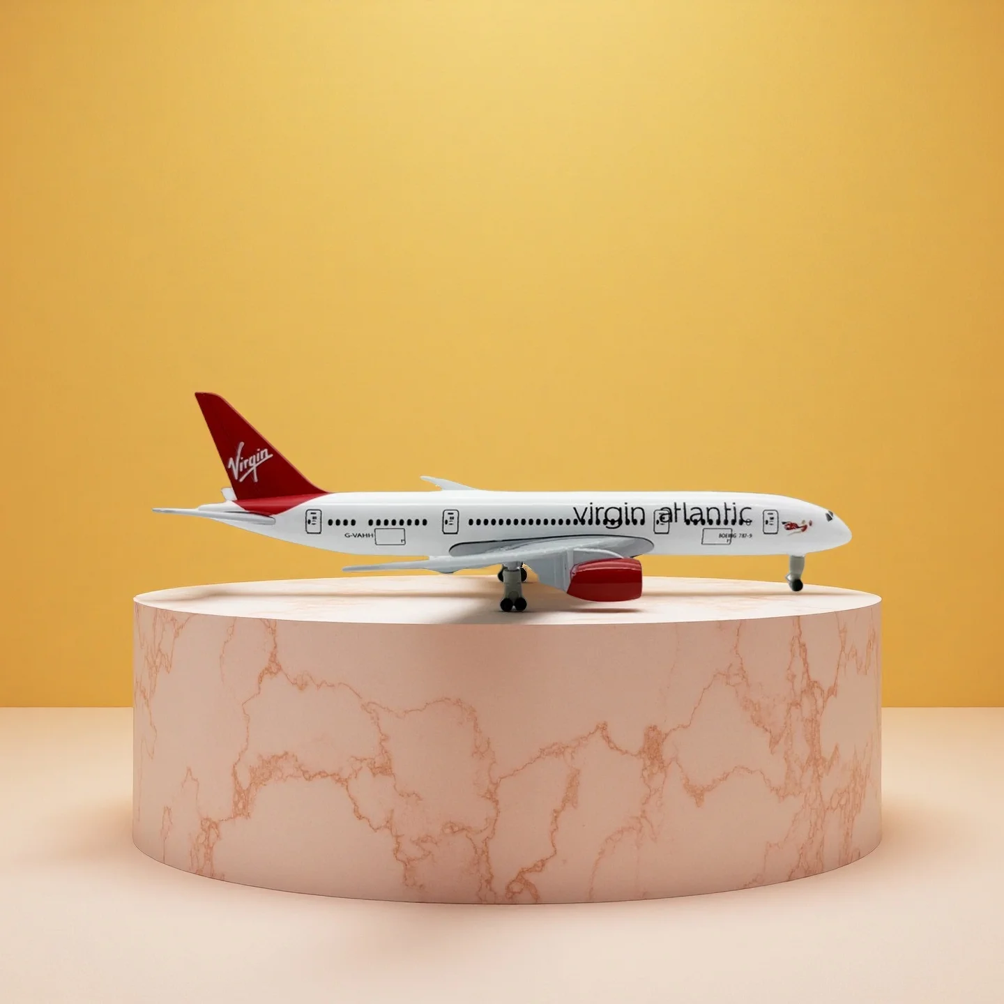 

Airplane Model 20cm B787 Virgin Atlantic Airlines Metal Alloy Model Plane Kits To Build With Wheels Landing Gears Plane home dec