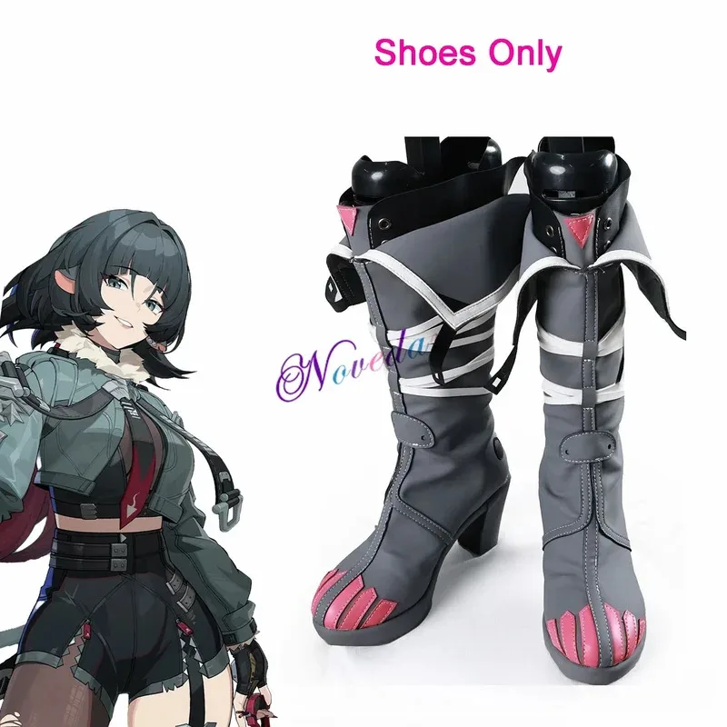 dd12Zenless Zone Zero Jane Doe Costume Cosplay Parrucca Orecchie Coda Scarpe Puntelli Gioco Anime ZZZ Uniforme Del Partito Gioco di Ruolo Vestiti Più Il Formato