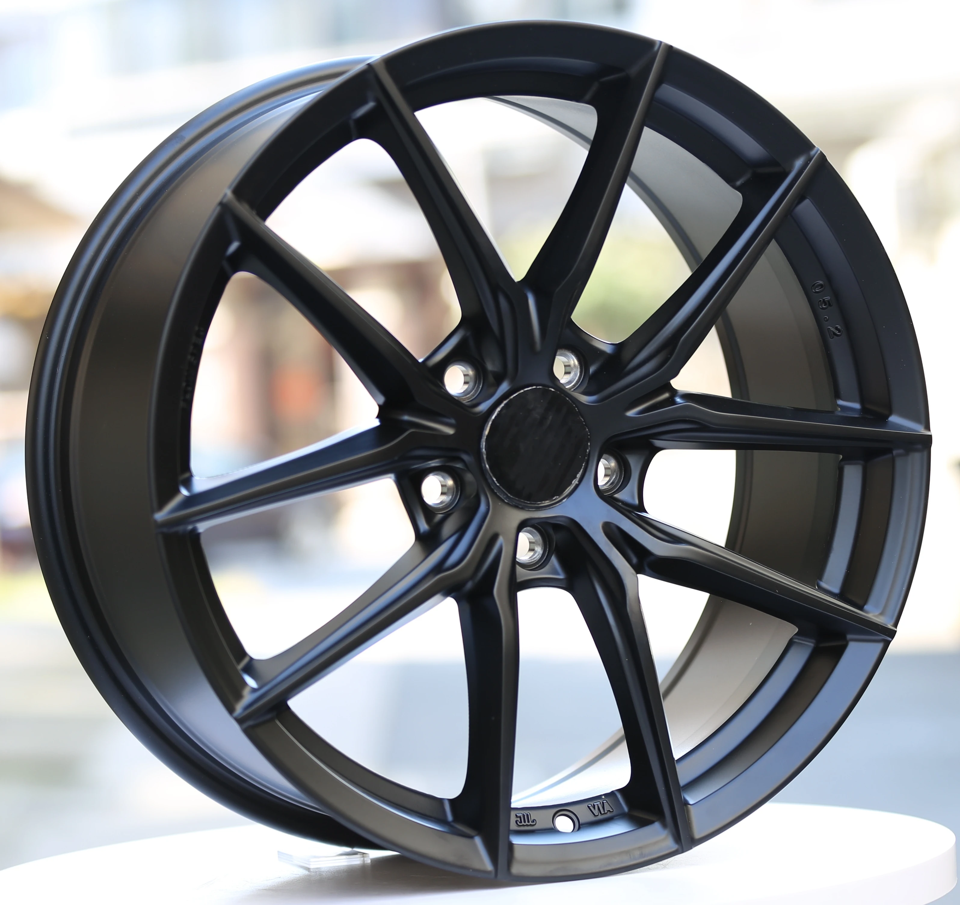 Roues en alliage pour. pour. pour.. 18 19 20 pouces conception de plat profond 5x108 5x112 5x114.3 5x120 jante de moyeu de formage de flux