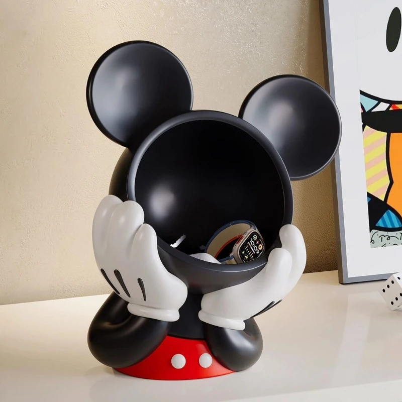 ديزني ميكي شخصية مدخل تخزين زخرفة الفتيات سطح المكتب مستحضرات التجميل صندوق تخزين المنزل متعدد الوظائف تخزين الرف