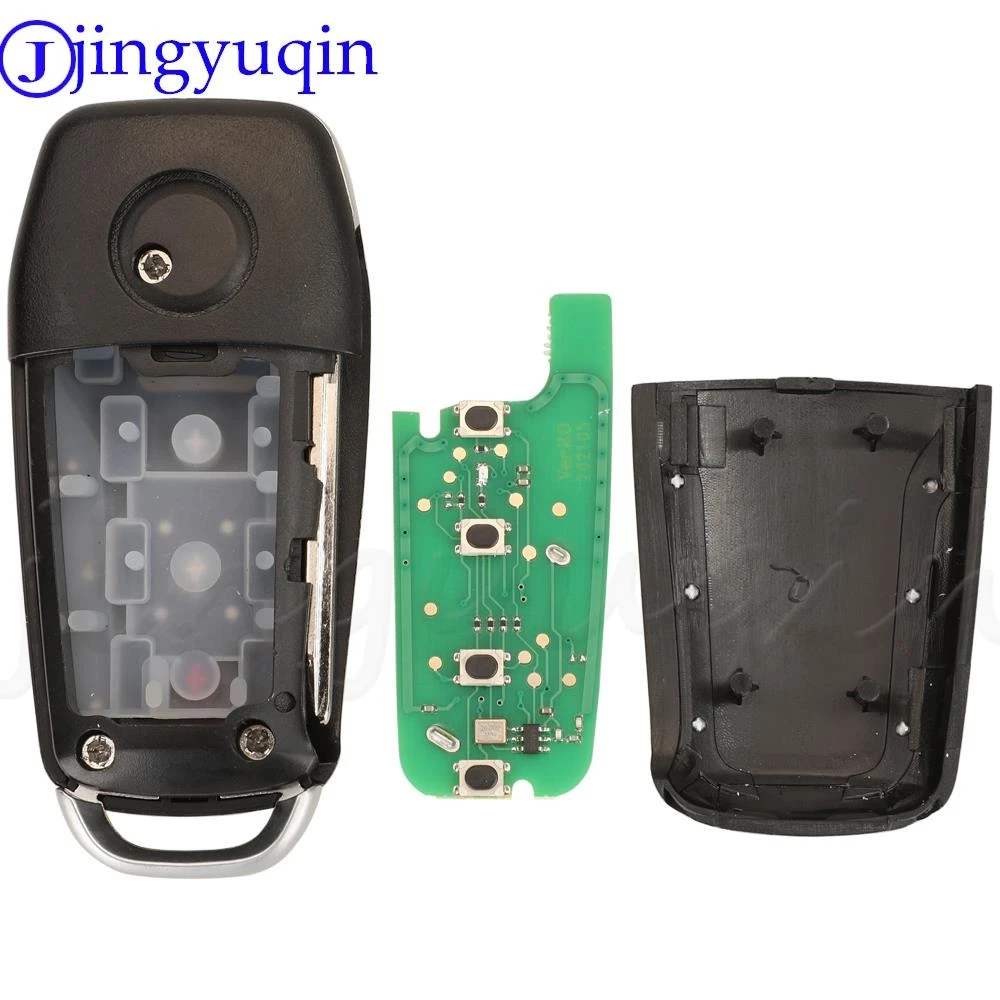 jingyuqin Upgraded Flip Remote Key For Ford Escape Focus C-Max Transit F250 F350 F450 Fob 315MHz 4D63 OUCD6000022 HU101/FO38