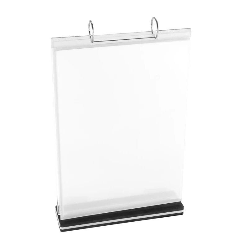 A4 Multi-Page Flip Display Card Label Display Stand Detachable Label Business Menu Holder