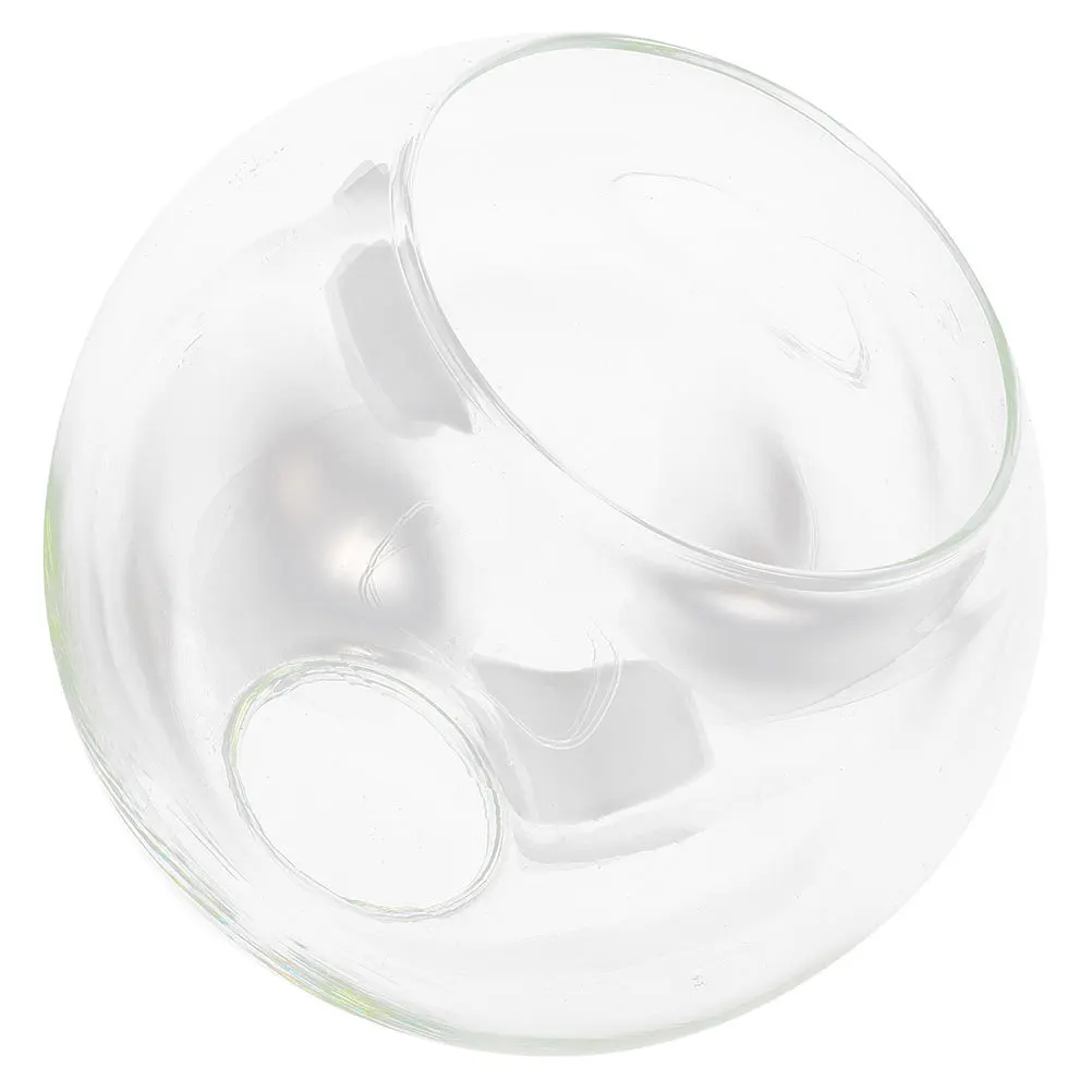 

Clear Glass Globe Shade Dual Opening Sphere Lampshade E27 Pendant Light Cover for Home Farmhouse Decor Retro Lamp Shade