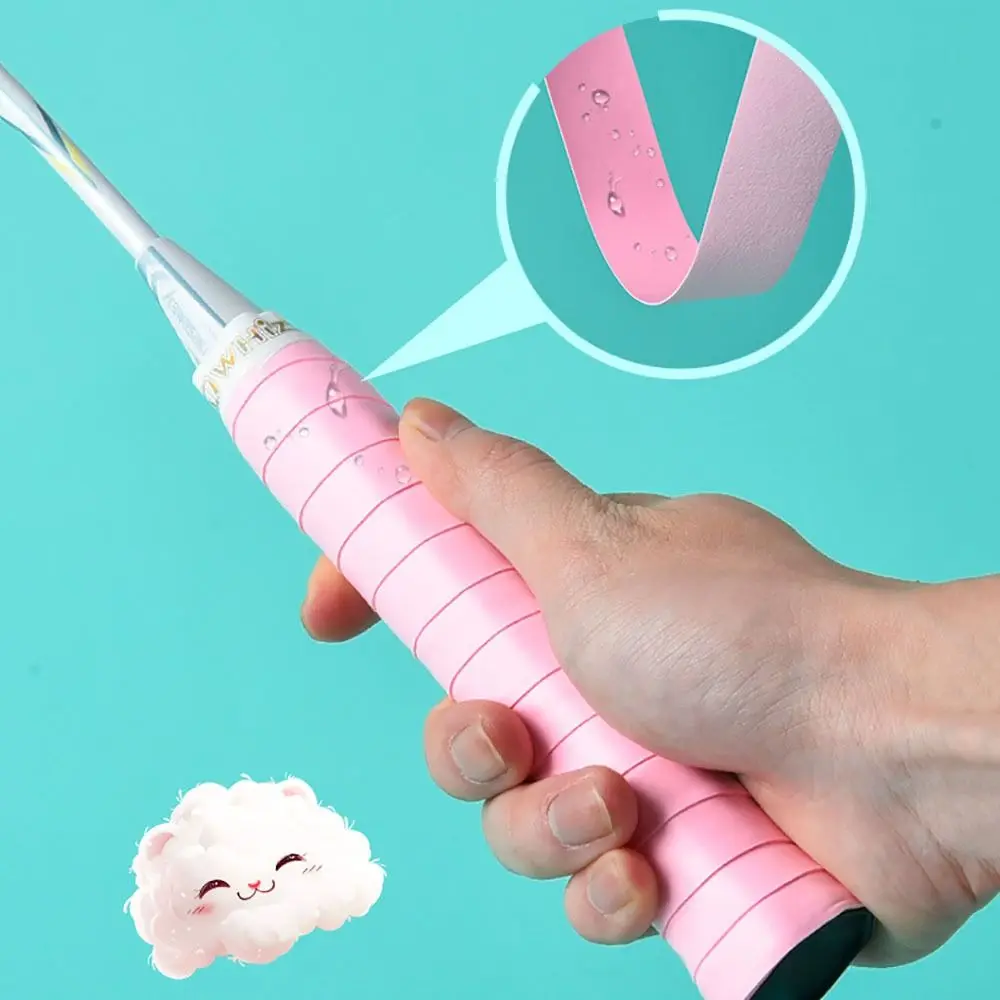 

Лента для тенниса и бадминтона из искусственной кожи, нескользящая амортизирующая лента для ручек для ракеток для бадминтона, износостойкая, впитывающая пот