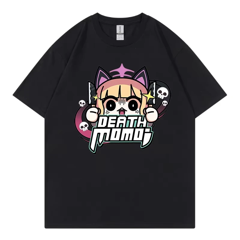 Blue Anime Archive T-Shirt Funny Men Anime Print Cartoon Tops Harajuku Unisex Clothing Cosplay Clothes Cotton Graphic T-Shirts