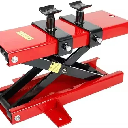 Motorcycle Jack Lift Stand 1100 lbs Scissor Lift Jack ATV Motorcycle Dirt Bike Scooter Crank Stand Street Bikes