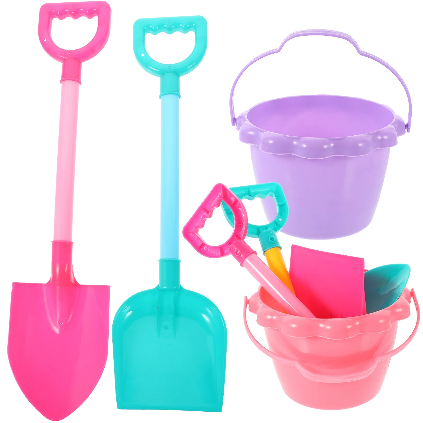 3 Pcs/Set Bucket Kids Funny Toy Children’s Toys Puzzle Beach Playing Sand Excavating Tools Educational Plastic Seaside