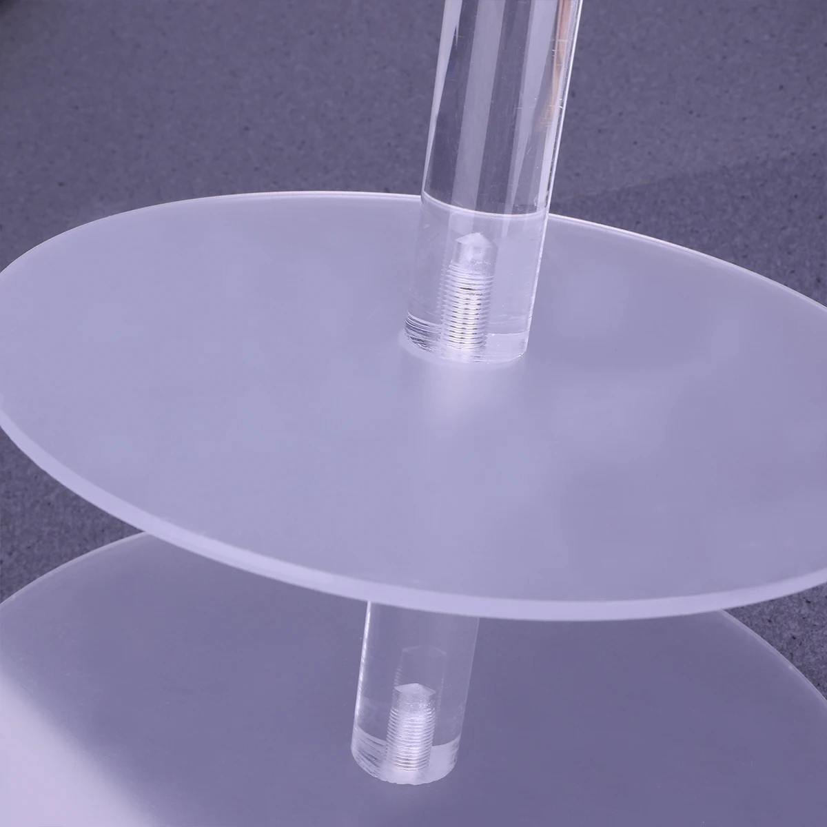 

Cake Display Stand Show Rack 3 Layer Acrylic Cupcake Holder Shelf Detachable Decor Round
