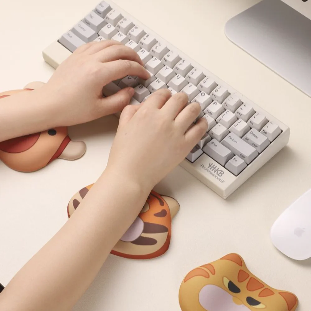 Cute Animal Shape Wrist Support Pad Ergonomic Mouse Wrist Rest Soft Silicone Filling Anti Slip Wrist Cushion For Laptop Desktop
