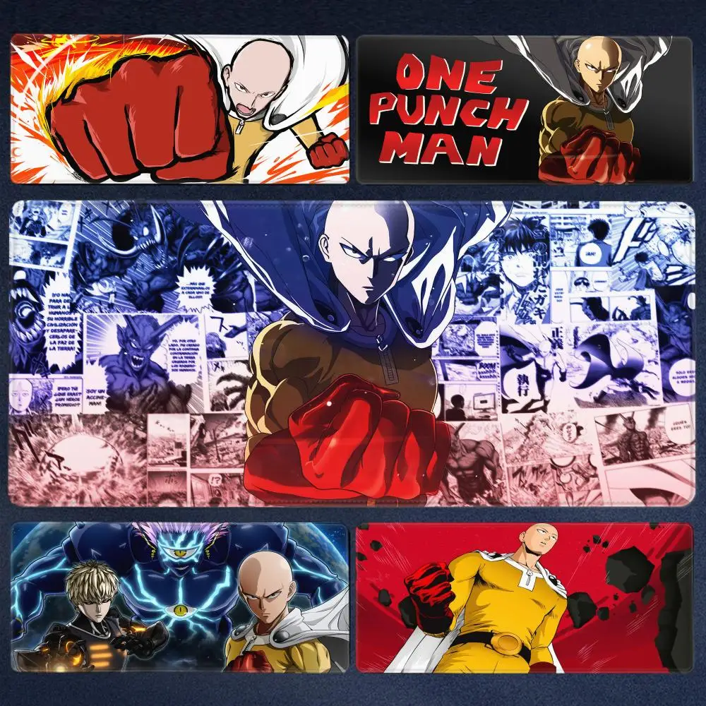Anime ONE PUNCH-MAN Player Speed Mouse Pad Kawaii Gaming Accessories Xxl Varmilo Keyboard Gamer Computer Desk Mat Large Mousepad