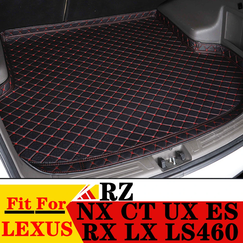 High Side Car Trunk Mat For LEXUS NX CT RX UX ES LS460 LX RZ Series XPE Tail Boot Tray luggage Pad Rear Cargo Liner Carpet Cover