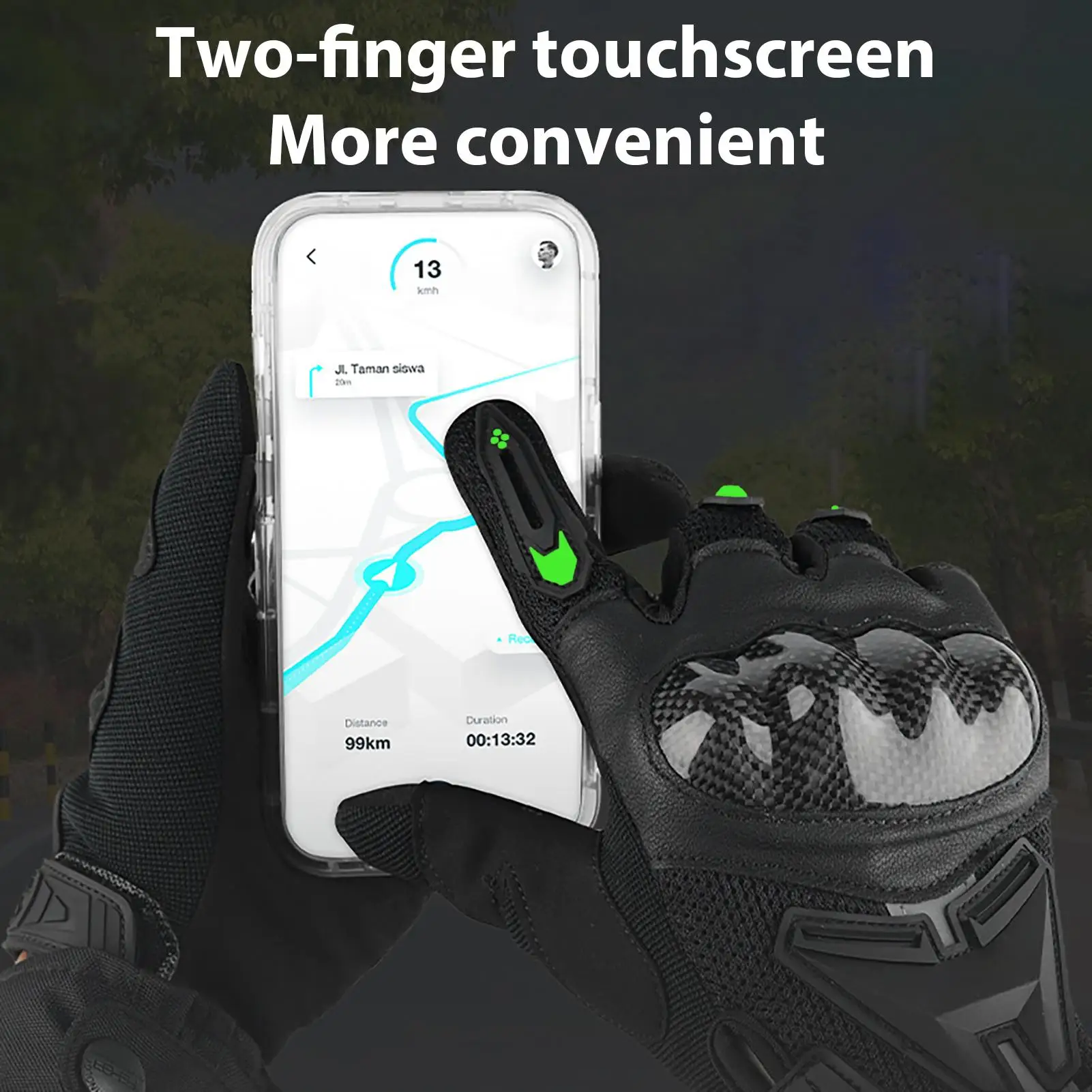 オートバイフルフィンガーグローブ滑り止めタッチスクリーン手袋スポーツオートバイサイクリング狩猟ハイキングキャンプ登山