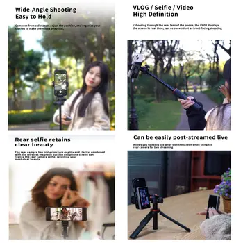 Nový magnetický displej pro selfie video v telefonu s zadní kamerou kompatibilní s iPhonem a Androidem 8 nejlepší prodej Handsfree od Googlu Pixel - №8