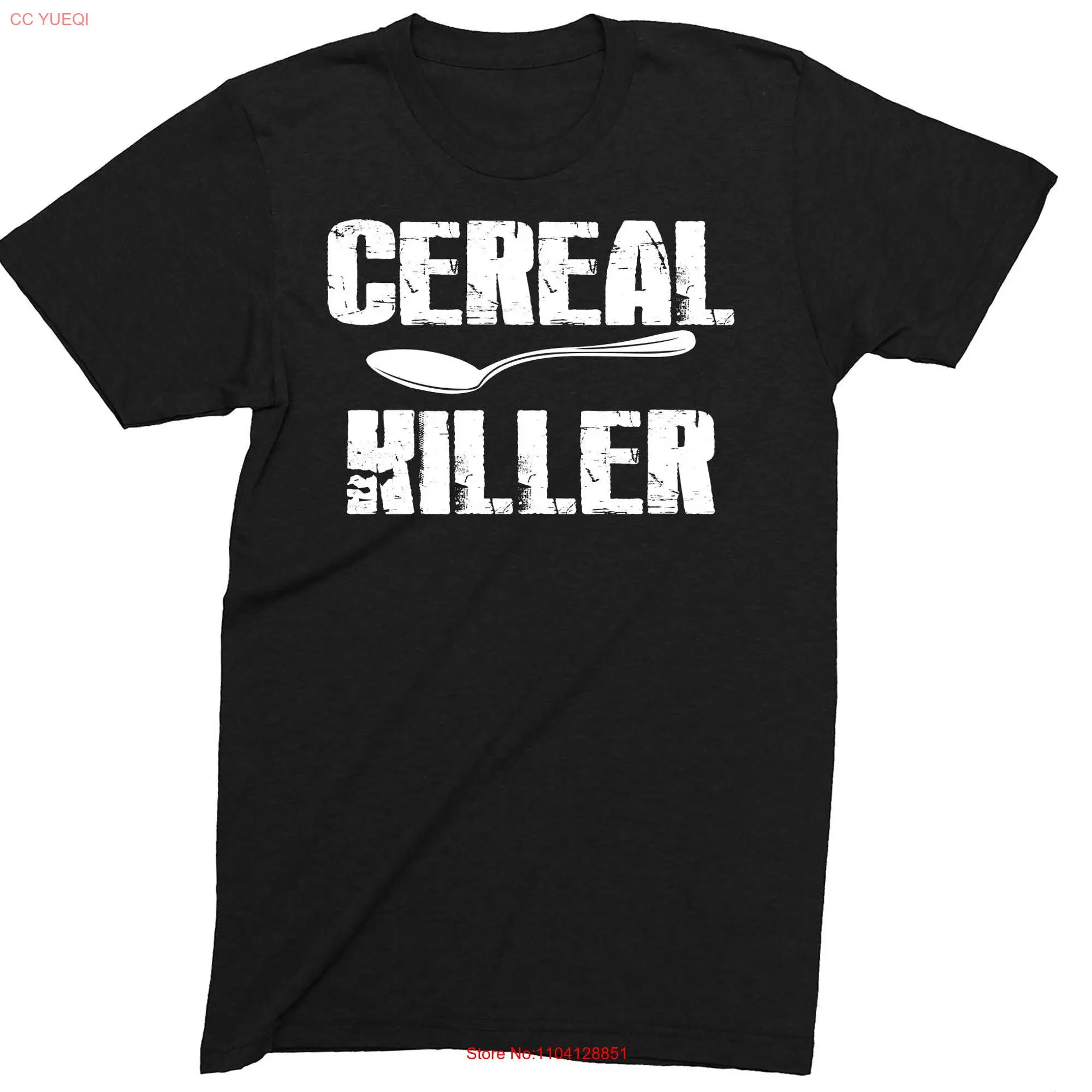 Cereal Killer Spoon Adults Funny T Shirt Novelty Men's  long or short sleeves