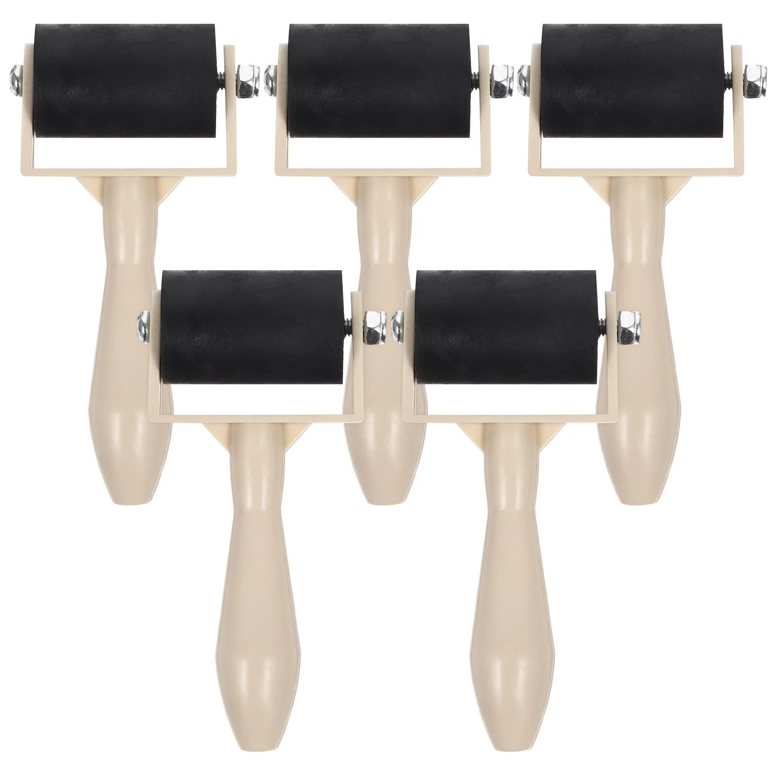 أسطوانة صناعة الطباعة البلاستيكية 5 قطع أداة ختم مطاطية لصياغة أسطوانة تطبيق غراء الحبر #5